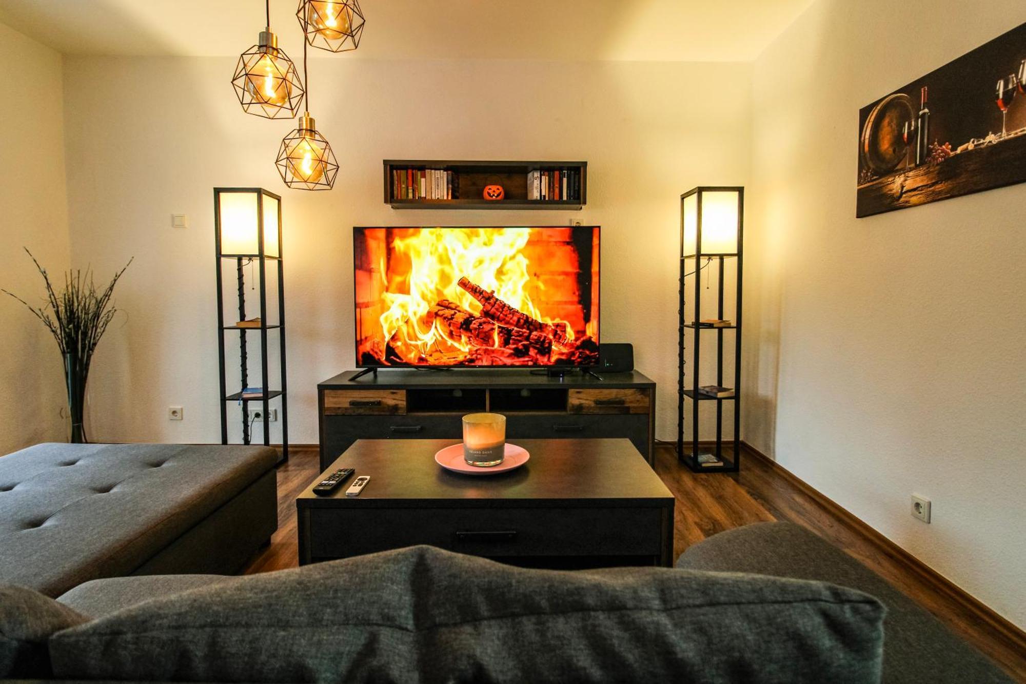 Moderne Fewo Sky Netflix Terrasse Burgblick Boxspringbett Waschtrockner Bullay Eksteriør bilde